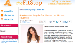 Fitness Magazine: Sportscaster Angela Sun Shares Her Fitness Favorites